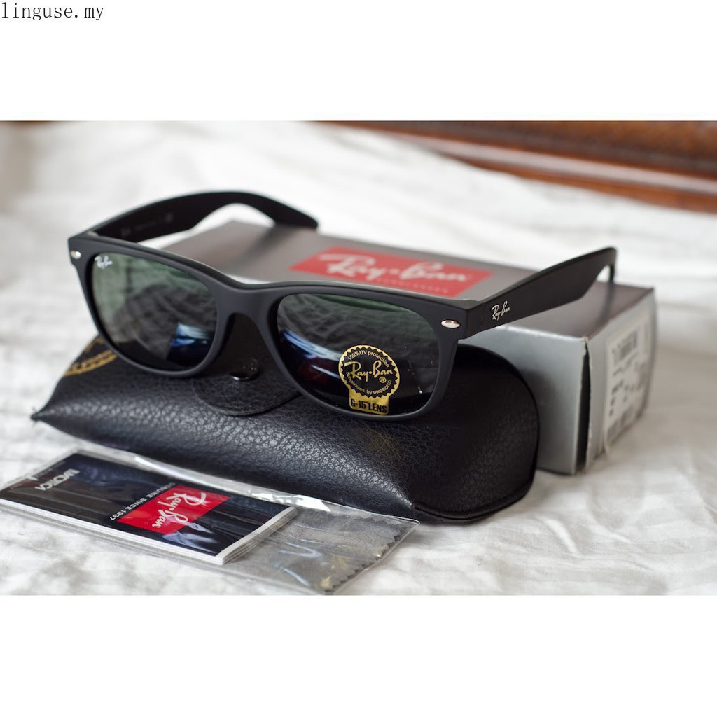 RB Wayfarer Order RB2140F 01 (Asian Fit) แว่นกันแดด AQ11 Fashion Polish Black
