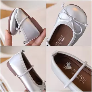 รองเท้าหนังลําลองสีแดง พื้นนิ่ม ขนาดเล็ก สไตล์เจ้าหญิง รองเท้าแมรี่เจนเด็ก สําหรับเด็กผู้หญิง