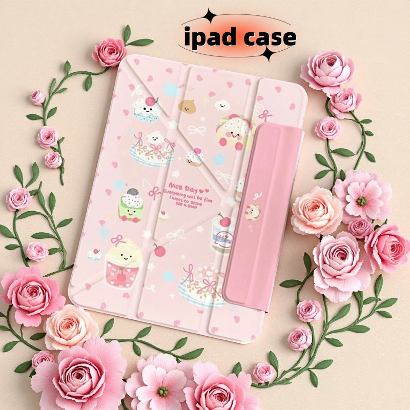 เคสพับ Y ลายการ์ตูนอ่าว สำหรับ Gen7/8/9 10.2 Gen11 A16 Gen10 Air 7 Air 6 Air 4/5 10.9 Pro 11 Mini7/6 8.3 กันกระแทก