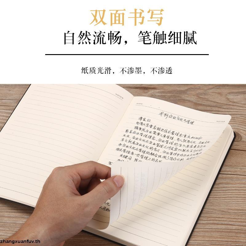 (สลักโลโก้ฟรี) สมุดนักเรียนสีพื้น A4/A5/B5 ไดอารี่หน้าตาราง/หน้าว่าง รายงานการประชุม ไดอารี่ แผนที่ค