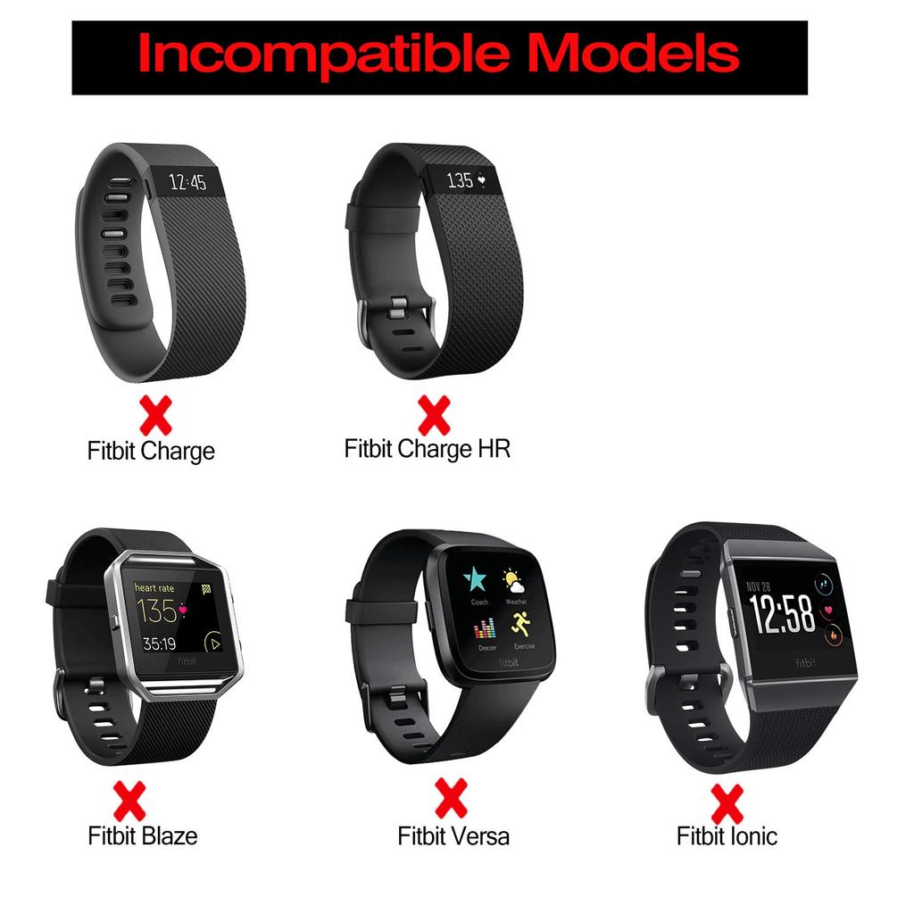 MoKo Sweatproof Ankle Strap Fit Fitbit Luxe/Inspire 2/Inspire/Inspire HR/Charge 5/4/3/2/Alta/Alta HR