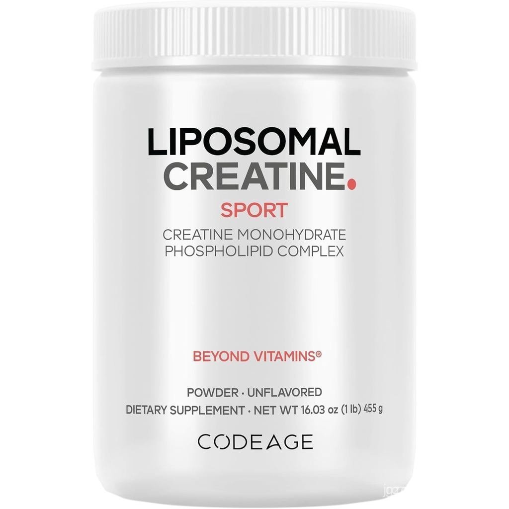 Codeage Liposomal Creatine Powder อาหารเสริม - อุปทาน 3 เดือน - 5000 มก. Creatine Monohydrate Pre Wo