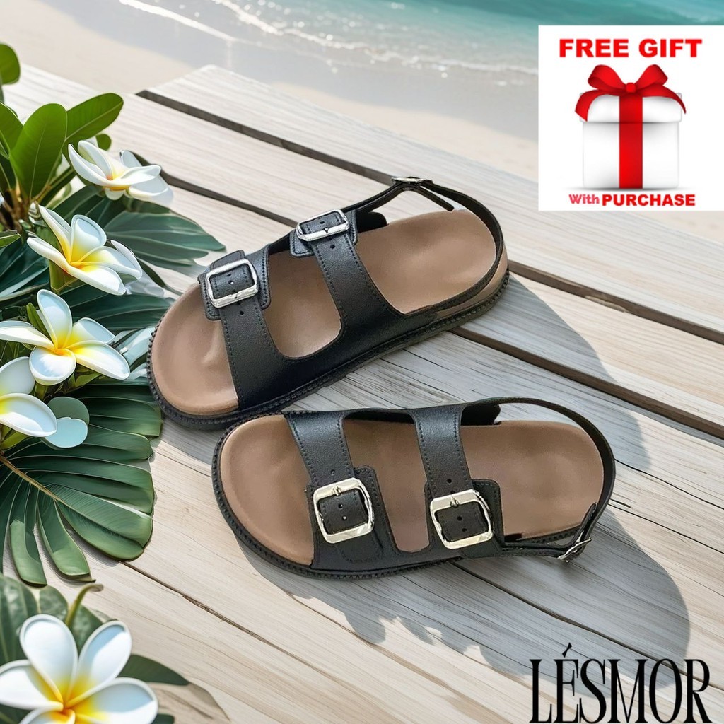 Berkin สไตล์สายรัดคู่สวมใส่ทุกวันกลับรองเท้าแตะแบบปรับได้รองเท้าแตะผู้หญิง