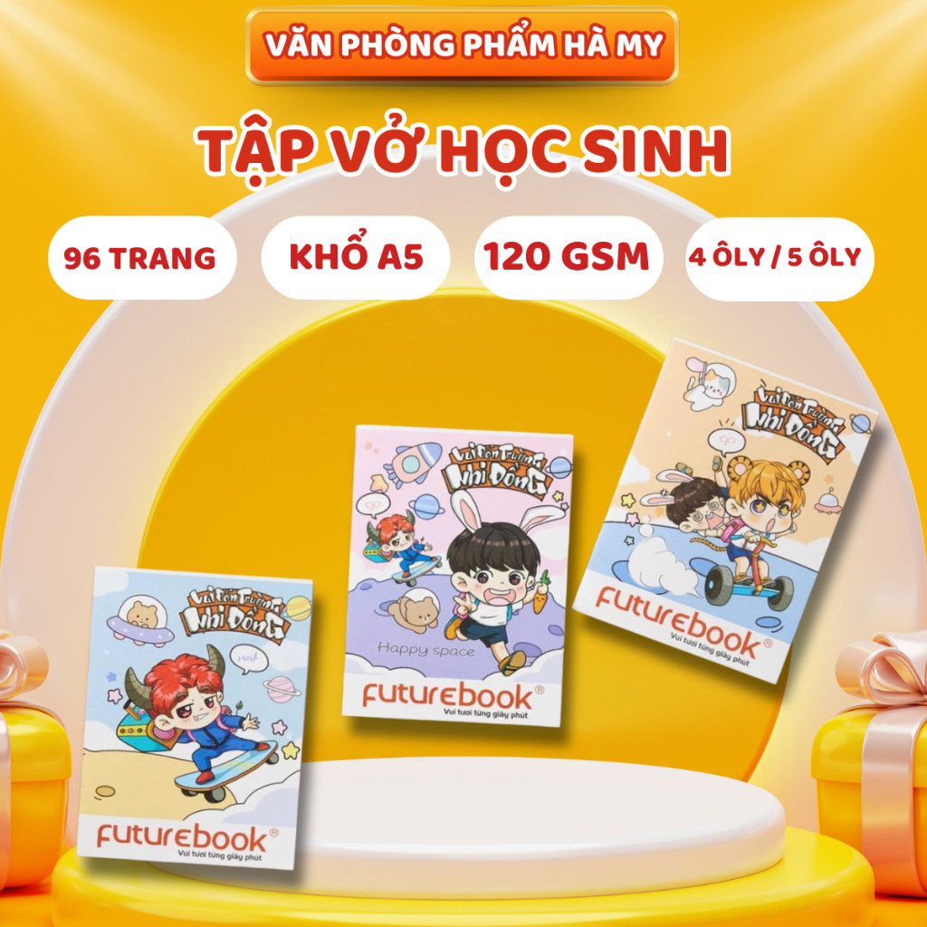 (10 เล่ม) สมุดบันทึกสําหรับเด็ก Futurebook DK-HS911 - 96 หน้า (DL: 120gsm)