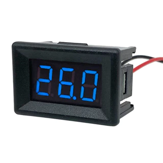 0.36 นิ้ว DC0-30V 3 Bits Digital LED Display Panel Voltmeter Tester Digital LED Mini Display โมดูลสําหรับรถยนต์มอเตอร์เครื่องมือ