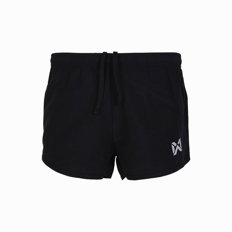 WARRIX กางเกงวิ่งขาสั้น สีดำ สำหรับวิ่งและทำกิจกรรมกลางแจ้ง