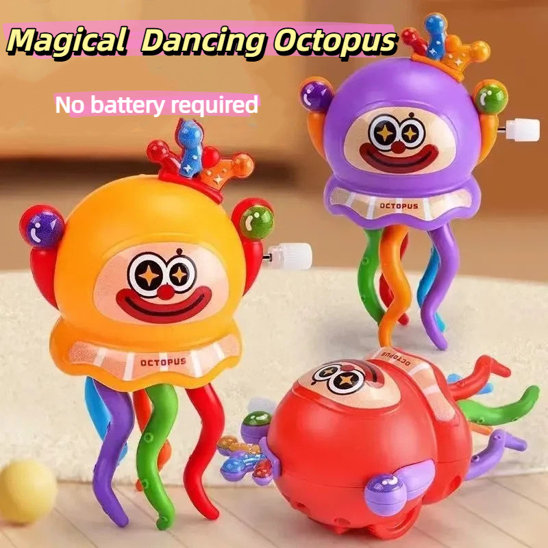 Magic Dancing Octopus ของเล่นใหม่เด็กความบันเทิง Octopus Decompression ของเล่นเพื่อการศึกษา