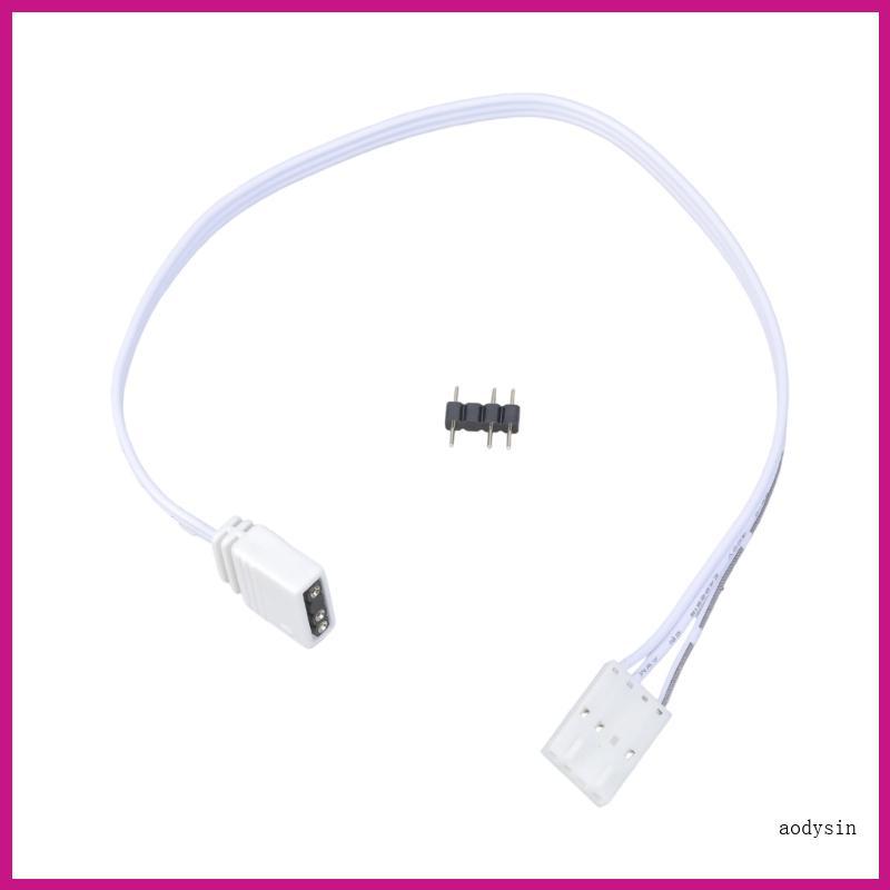 (ส่วนลดสูง)aodysin.th 4 Pin ARGB Connector Cord Color Lighting Cable สําหรับ PC Color Lighting Setup
