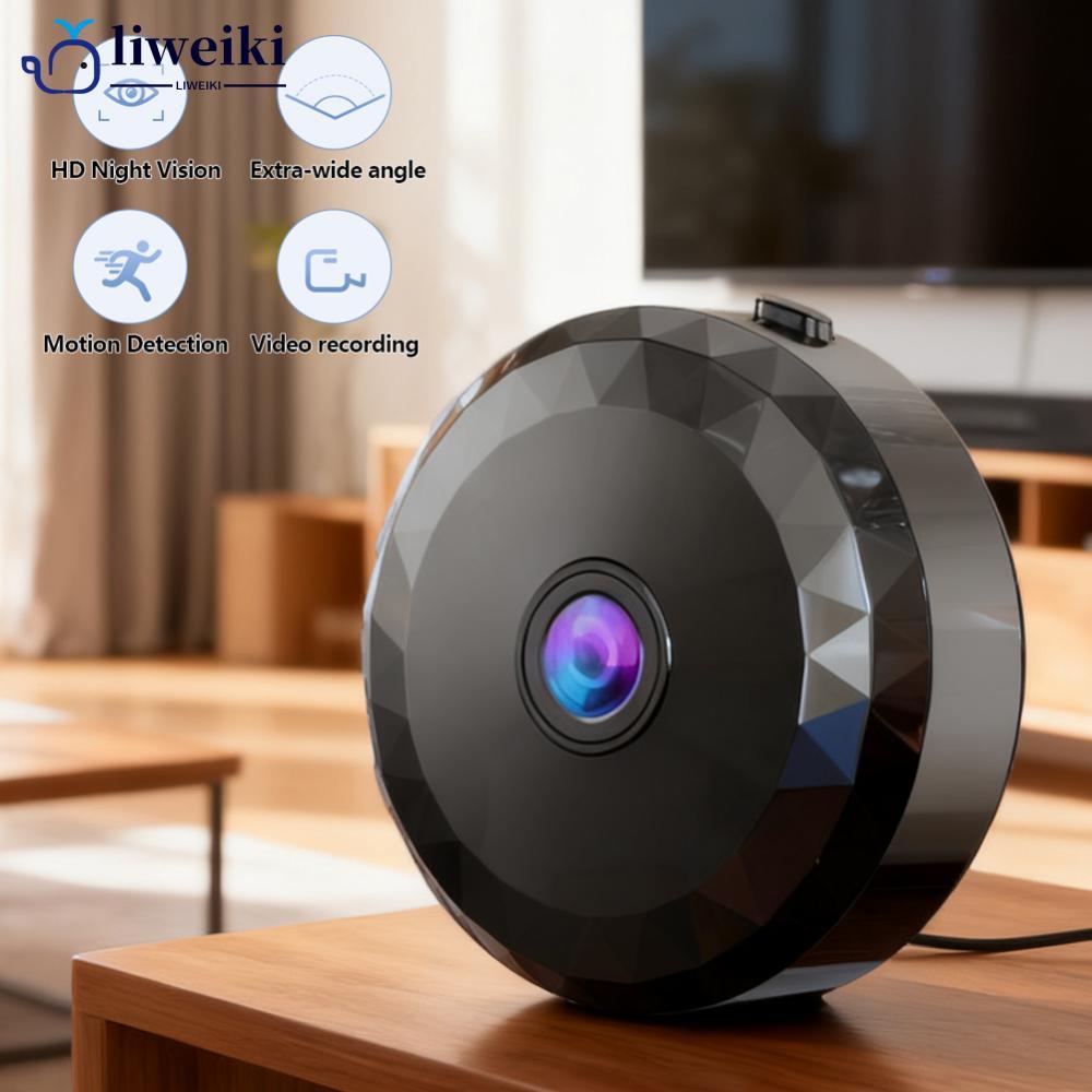 LIWEKI กล้อง WiFi ไร้สาย PIR Human Detection & Power Outage สํารองในร่มสมาร์ท Home Security Monitori