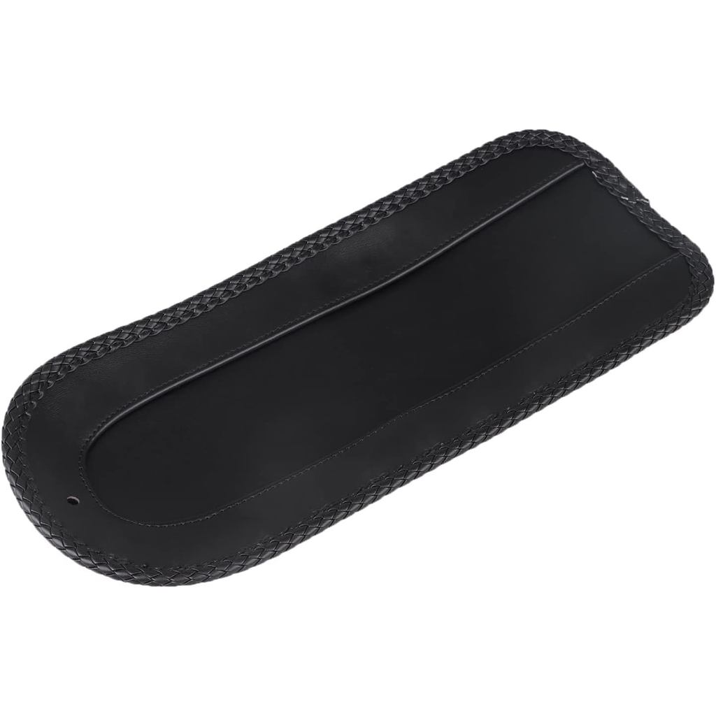 หนังไวนิลสีดํารถจักรยานยนต์เรียบด้านหลัง Fender Bib สําหรับ Harley Softail FX/FXR 1984-2006