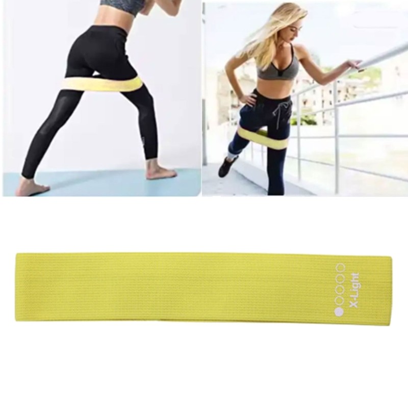 Mon Tear Resistance Elastic Workout Band สําหรับสะโพกสร้างเสริมการก่อสร้าง Glute Resistance Loop Ela