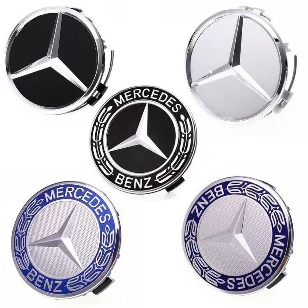 ️ เหมาะสําหรับ Benz Hub Cap C180 C200 E260 E300 S350 ML350 Original Car Hub Center Cap 8.25