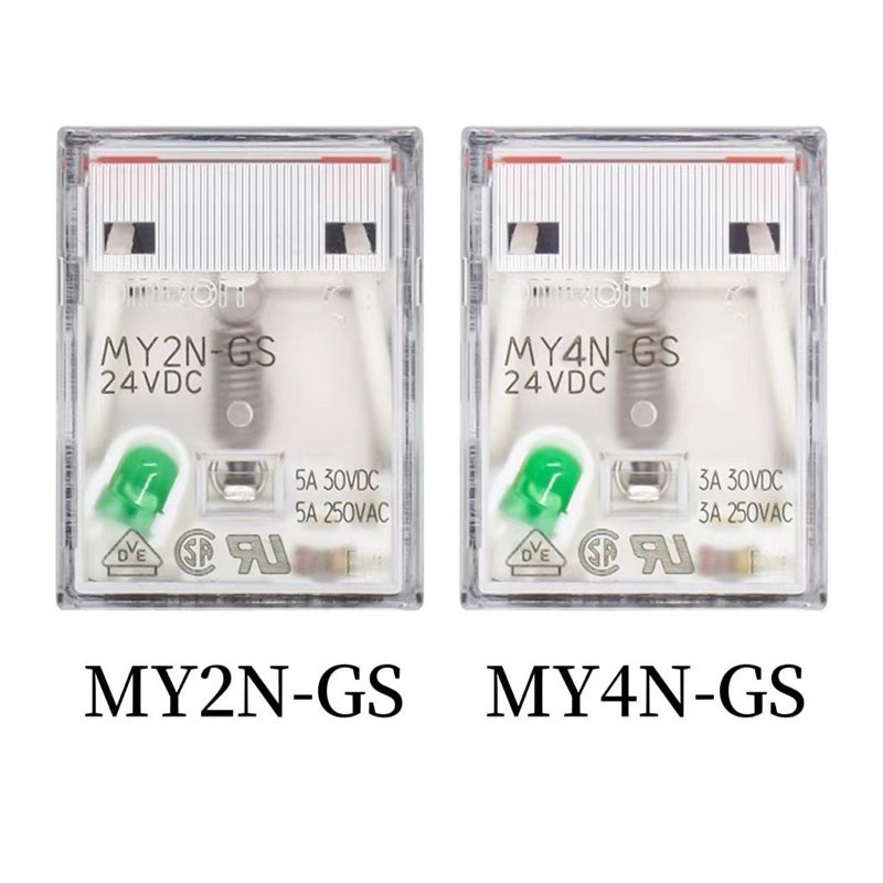 MY2N-GS คุ้มสุด! ได้ทั้งชุด  รีเลย์ MY2N-GS MY4n-GS มีไฟโชว์ +ซ็อกเก็ต 8ขา PYFZ08-E พร้อมส่ง   ทั้งช