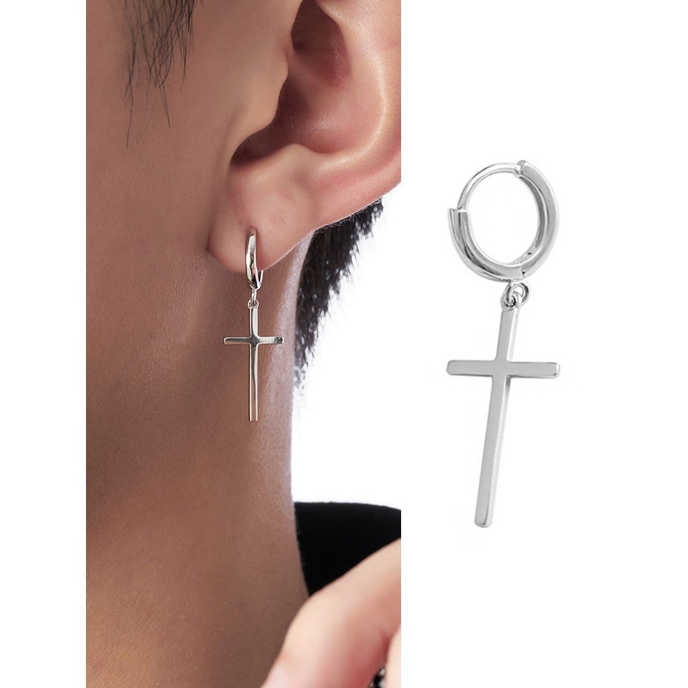 ต่างหูHip Hop สไตล์ปังค์เงินสเตอร์ลิง.ACITY Xicheng