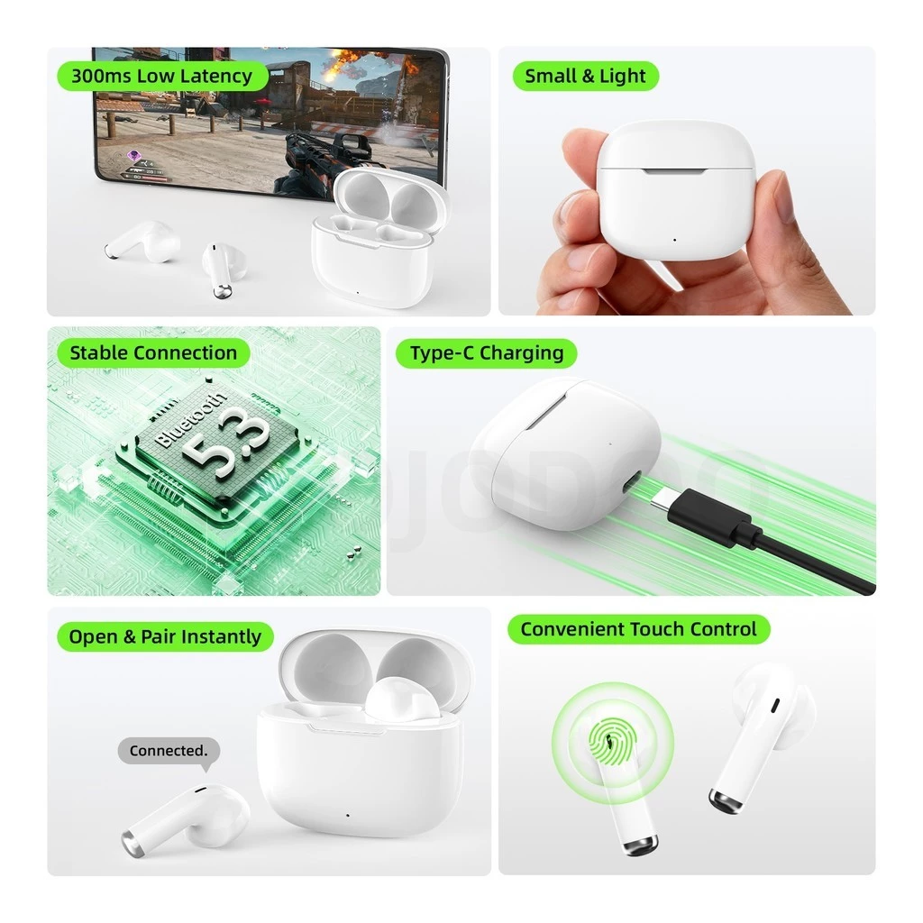 GOOJODOQ J237 หูฟัง Bluetooth 5.3 ไร้สาย เสียง HiFi thumbnail 8