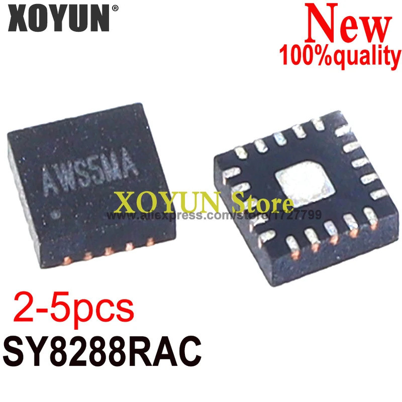 (2-5 ชิ้น) 100% ใหม่ SY8288R SY8288RAC AWS5MA AWS5MZ AWS5 QFN-20 ชิป ic ในสต็อก WE5Q