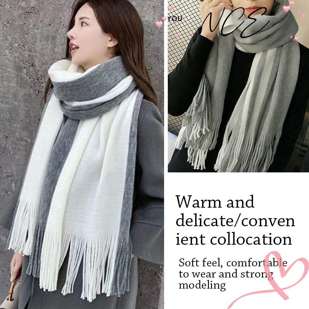 shawl และ poncho แฟชั่นจากเส้นใยimitation Cashmere ให้อบอุ่น