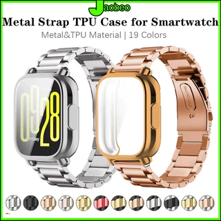 สายรัดสแตนเลส กรณี TPU for Redmi Watch 5 Active / 5 Lite กรณีนุ่มป้องกัน Gores สายพานโลหะหรู for Redmi Watch 5 Lite