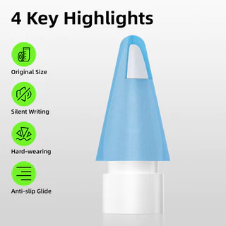 2B Double-layer ปากกาสําหรับ ดินสอ Gen1/2 ดินสอ Pro และ USB-C ดินสอลดหน้าจอแรงเสียดทานเกลียวออกแบบ