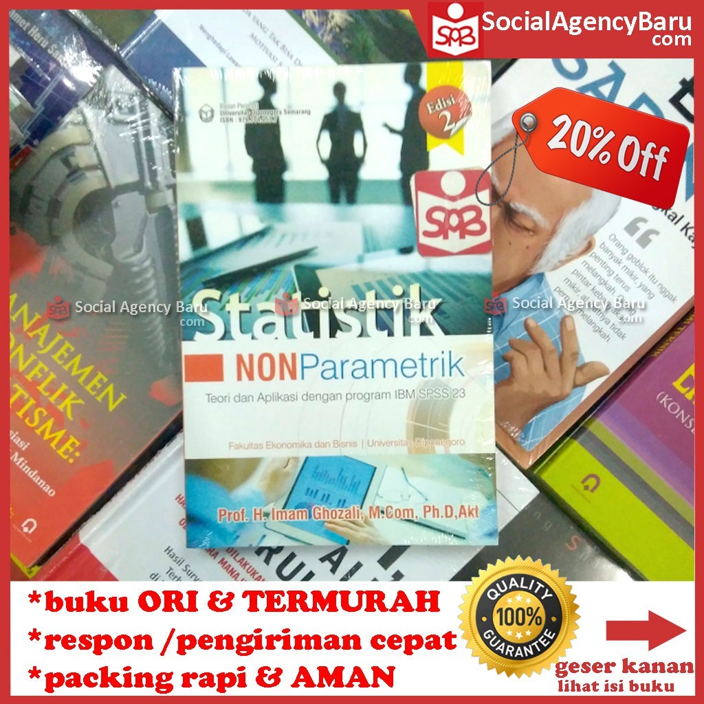 ทฤษฎีและแอพพลิเคชัน Statistics Non-Parametric พร้อมโปรแกรม IBM SPSS 23 - Imam Ghozali