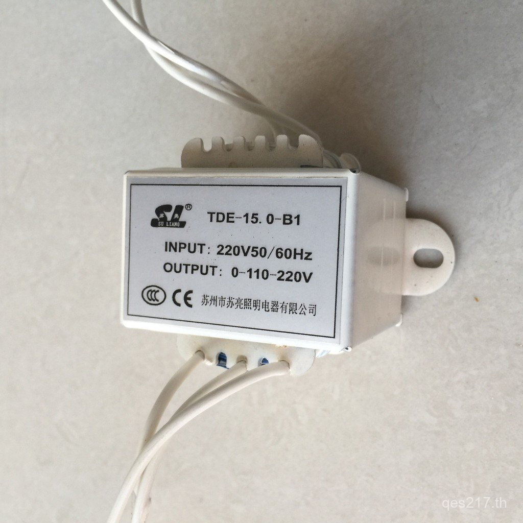 หม้อแปลงใช้หม้อแปลง 220V เป็นโคมไฟกระจกไฟฟ้า 110V-220VTDE-15.0-B Series Power Support R1EX