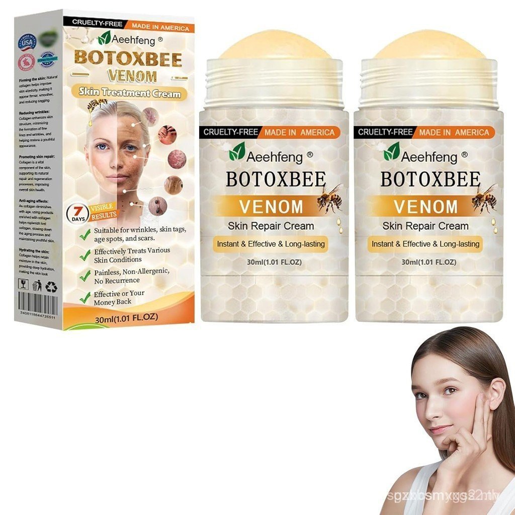 BOTOX Bee Venom Skin Repair Cream, Advanced Botox Bee Venom Firming Serum Stick, Firming & Wrinkle-R