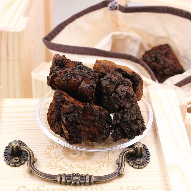 Birch Village White Birch Village Birch Brown Pore Bacteria ผิวสีดําความหนาแน่นสูงบล็อก 500g/กล่องขอ