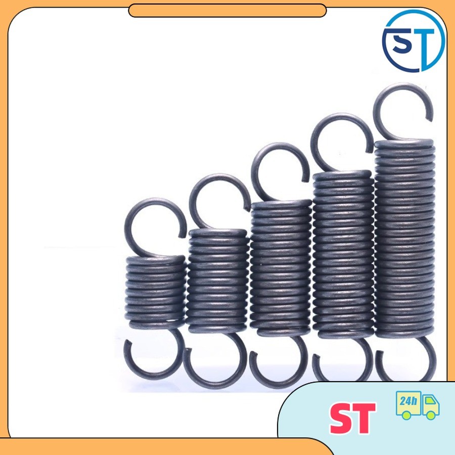 สปริงแรงดึง/สปริง d=1.5mm,OD12/15mm,L=60~200mm สปริงดึงพร้อมตะขอ ทาประตูโรงรถ bunnings เครื่องแกว่งS