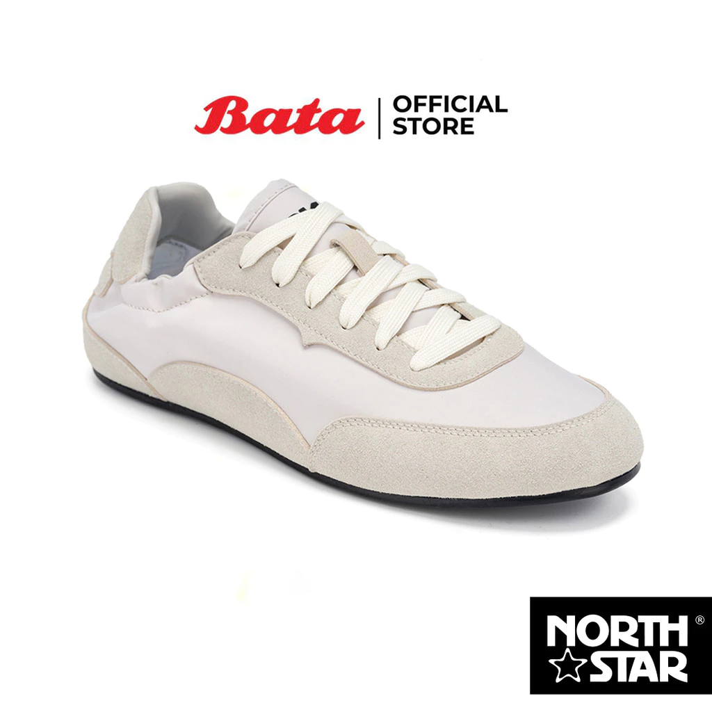 Bata บาจา North Star รองเท้าผ้าใบสนีคเกอร์แบบผูกเชือก สำหรับผู้หญิง รุ่น CITAD สีชมพู 5205201 สีขาว 5202201