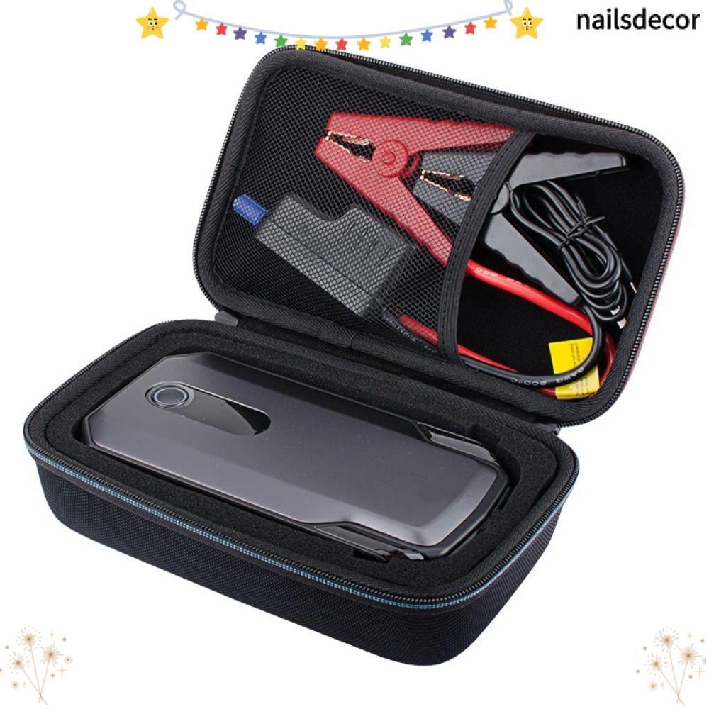 NAILSDECOR รถ Starter , กันน้ําทนทานแบตเตอรี่รถยนต์ Starter, แบบพกพา Hard Shell กันกระแทกพกพาสําหรับ