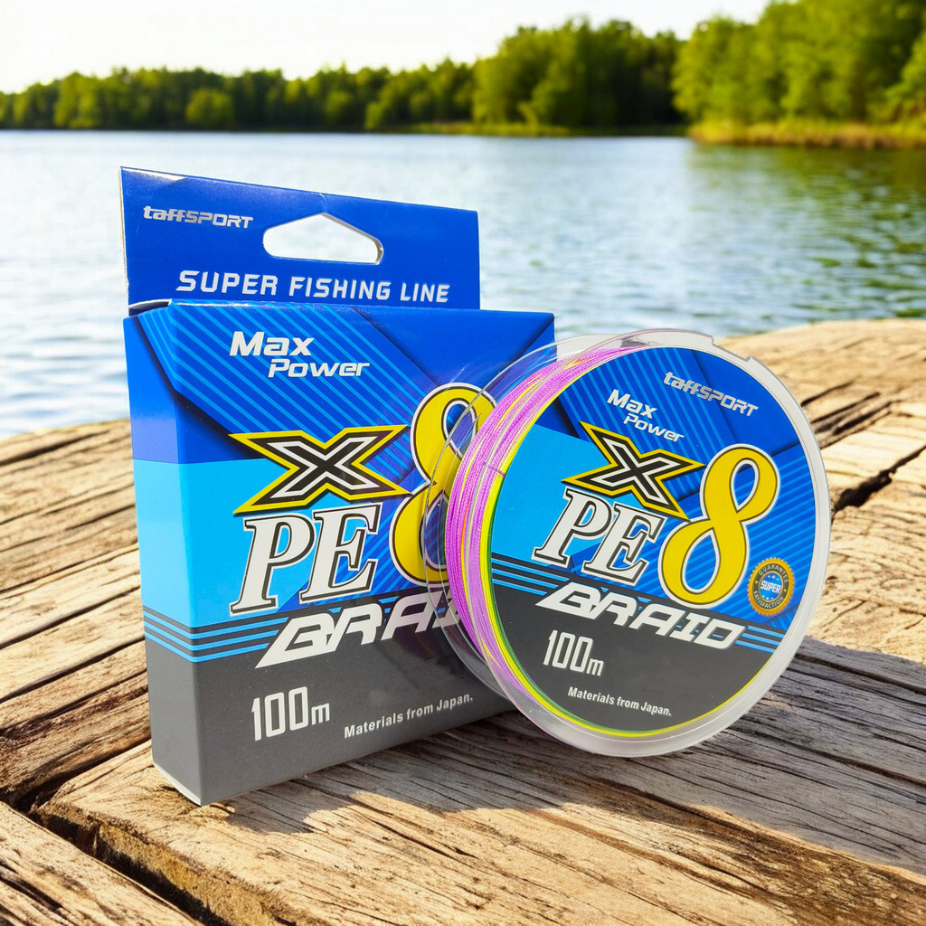 TaffiSPORT PE 8 สายตกปลาถัก Strand 100M 4.0 - X8