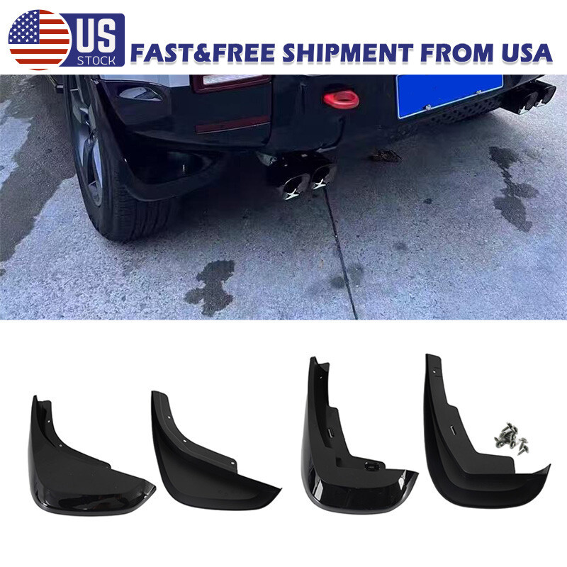 4X สําหรับ LAND ROVER DEFENDER L663 90 110 2020-24 FRONT & REAR MUD FLAPS MUDGUARDS