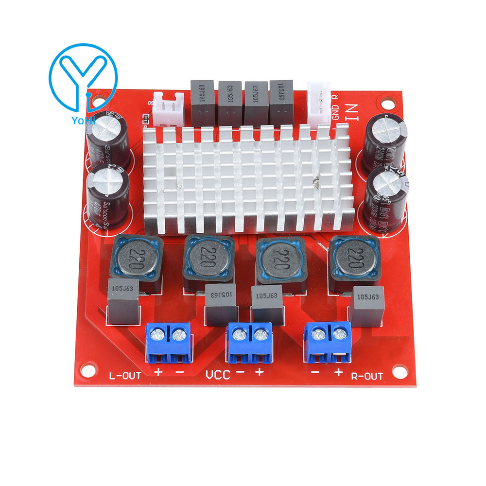 YoHi DC 5-29V CS8685H Dual Channel Digital Amplifier Board 2 * 75W High-Power Dc Single Power Supply
