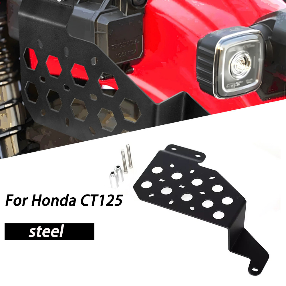รถจักรยานยนต์ด้านหลังด้านข้าง Rack Carrier กระเป๋าสนับสนุนกรอบสําหรับ Honda CT 125 Trail 125 Hunter Cub JA55 JA65 2021-2024