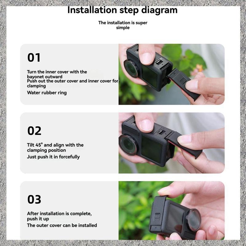 สําหรับ Action 5 Pro ฝาครอบแบตเตอรี่เปลี่ยนชิ้นส่วนสล็อต Protector กันน้ํากันฝุ่นแบตเตอรี่พอร์ต Enclosure - รูปที่ 3