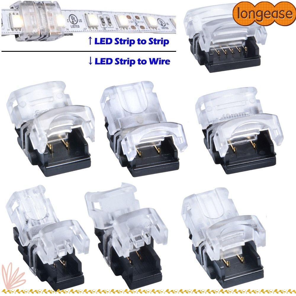 LONGE LED Strips Connector 4pin 5pin 6pin Terminal Splice LED Strip to Wire Connectors