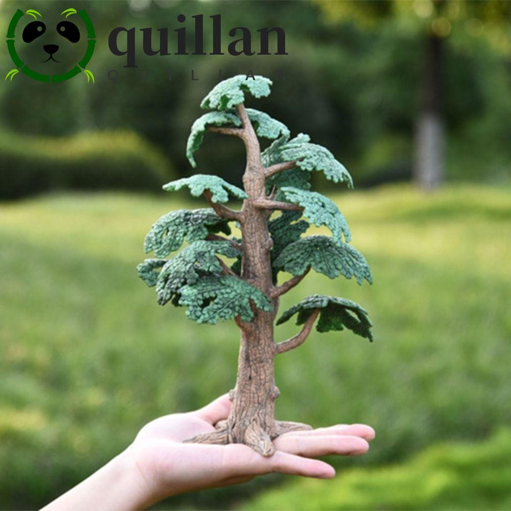 QUILLAN Coconut Trees, Mini Pine Trees จําลอง Cypress, DIY Vivid Cypress พลาสติก Landscape Tree รุ่น