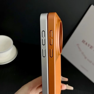 สําหรับ VIVO X300 Pro S X200 Ultra Plain Leather Magnetic Large Hole เคสโทรศัพท์