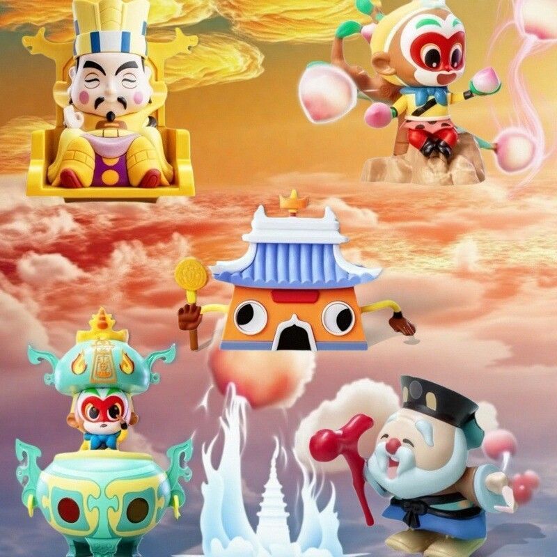 ของแท้ 2025 KFC Son Goku Big Trouble Heavenly Palace Monkey King Journey to the West Jade Emperor ตุ