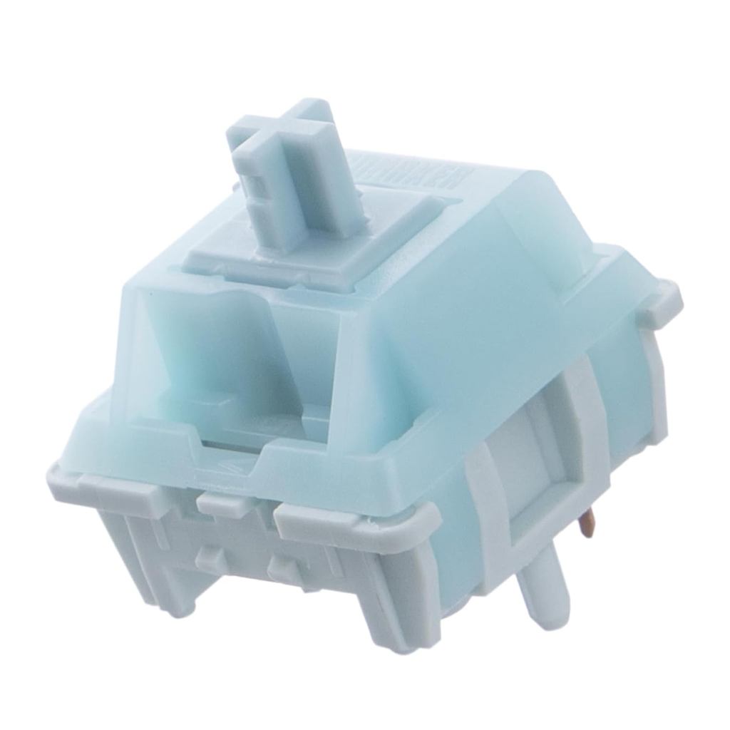 EPOMAKER Creamy Jade 45gf Gaming Keyboard Switches, 100 PCS Linear Switch, 5-Pin Pre-Lubed Switch, w