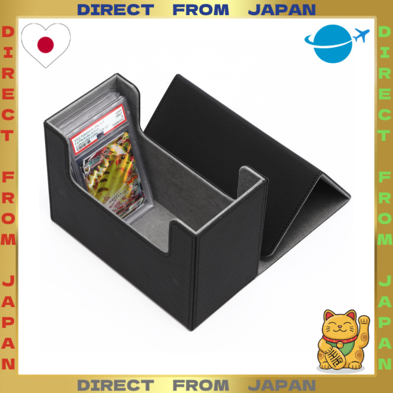 Cospys PSA Storage Case Card Magnetic Storage Box for Graded Cards (Black × Gray, for PSA)【Genuine p