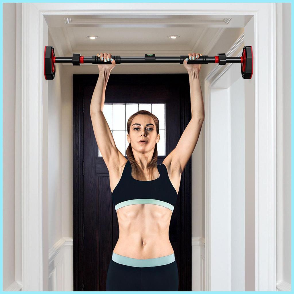Doorway Pull Up Bars อุปกรณ์การฝึกอบรมในครัวเรือนไม่มีการเจาะ Doorway Pull Up Bar สําหรับออกกําลังกา