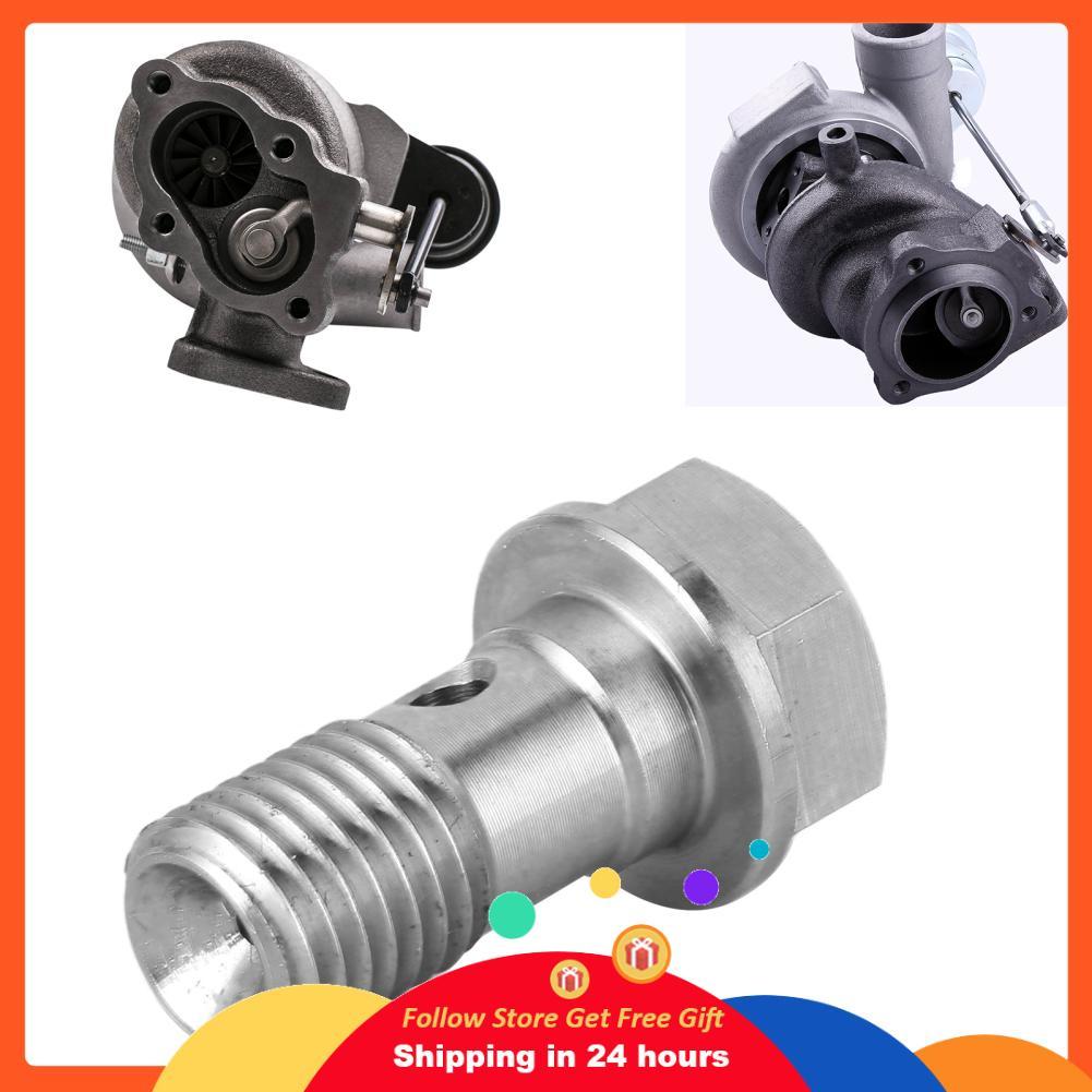 Skejnojj Skejnojj Turbo น้ำมัน Restrictor M10x1.25 สแตนเลสจำกัด FITTING Fit สำหรับ MITSUBISHI TD02 T