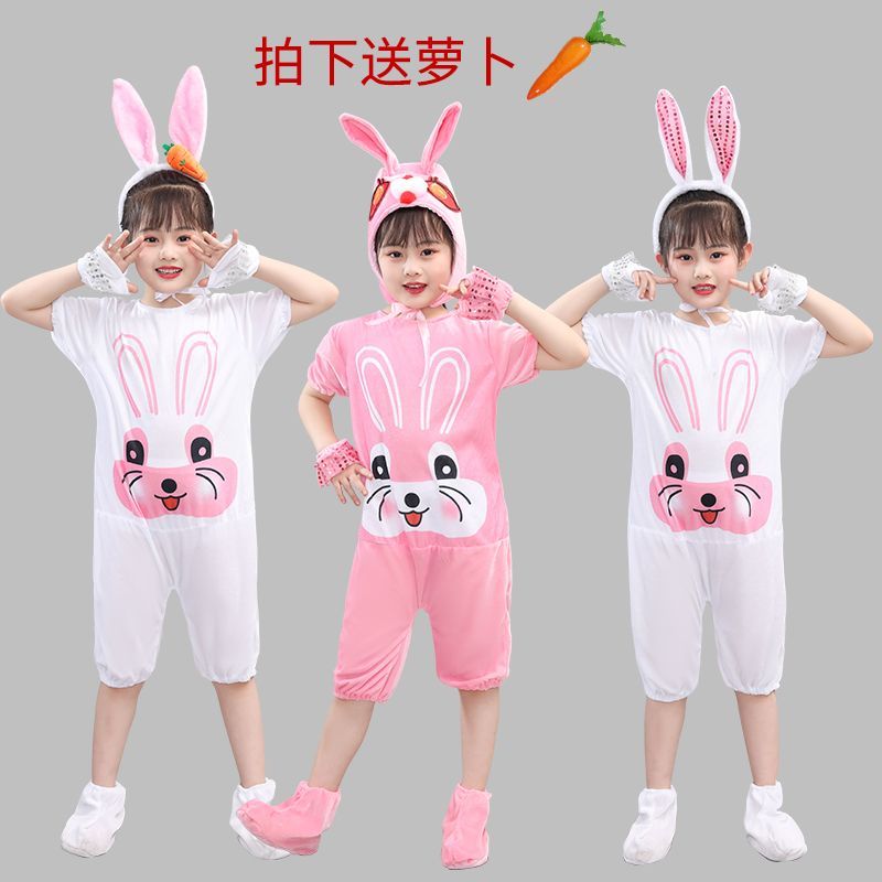 ชุดกระต่ายสำหรับเด็กวัยหัดเดิน สไตล์ใหม่ สีขาว ขนาด 13 พร้อมให้เด็กๆได้แสดงออกอย่างสร้างสรรค์ - รูปที่ 3