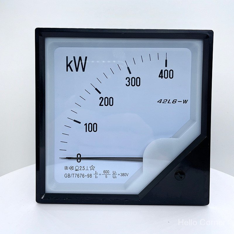 42L6-KW ตัวชี้ประเภทสามขั้วมิเตอร์ 380V200KW400KW500KW1MW พลังงานสูง