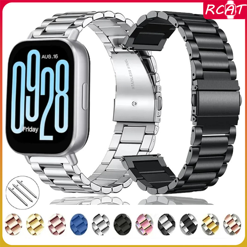 สายรัดสแตนเลส 20มม.22มม.for Redmi Watch 5 Active/5 Lite/Samsung Galaxy Watch/Garmin/Huawei GT 6/Amazfit วงโลหะปล่อยด่วน