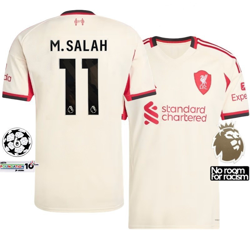 25/26 Liv-Erpool Away Fan Edition เสื้อฟุตบอลผู้ชายคุณภาพสูง M.SALAH # 11