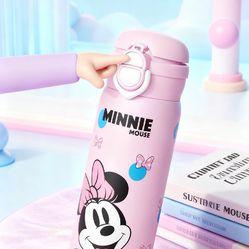 แก้วเก็บความเย็น คิตตี้ Pipjoy กระติกน้ําเด็กหลอดซิลิโคน 500ml กระติกน้ำร้อนสแตนเลส Sus316 ขวดน้ำพกพาน่ารัก thumbnail 4