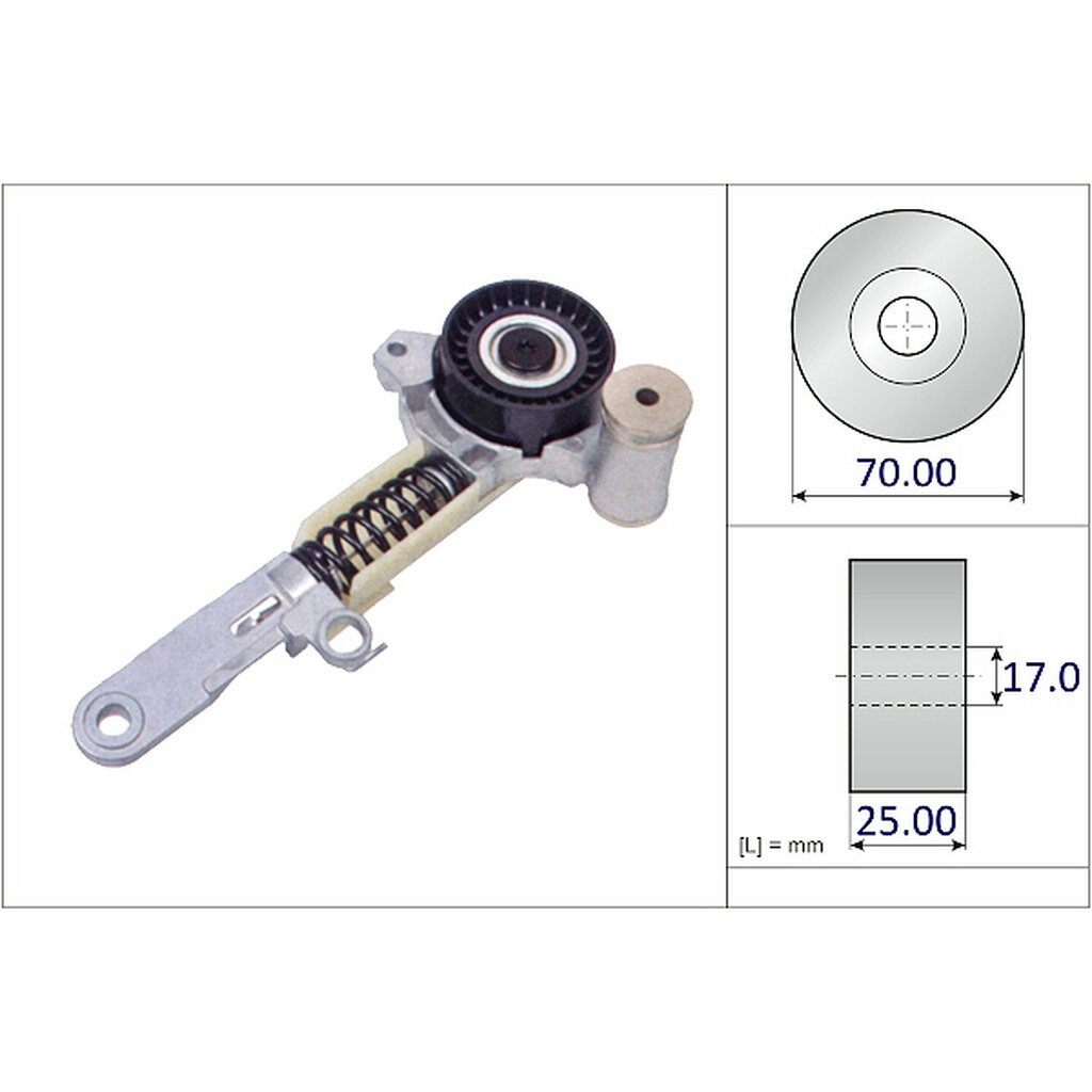 ลูกรอกสายพานหน้าเครื่อง TOYOTA C-HR 1.8 ALTIS 2014- 1ZR 1.6 2ZR 1.8 HARRIER ZSU60 VOXY ZRR80 3ZR 2.0