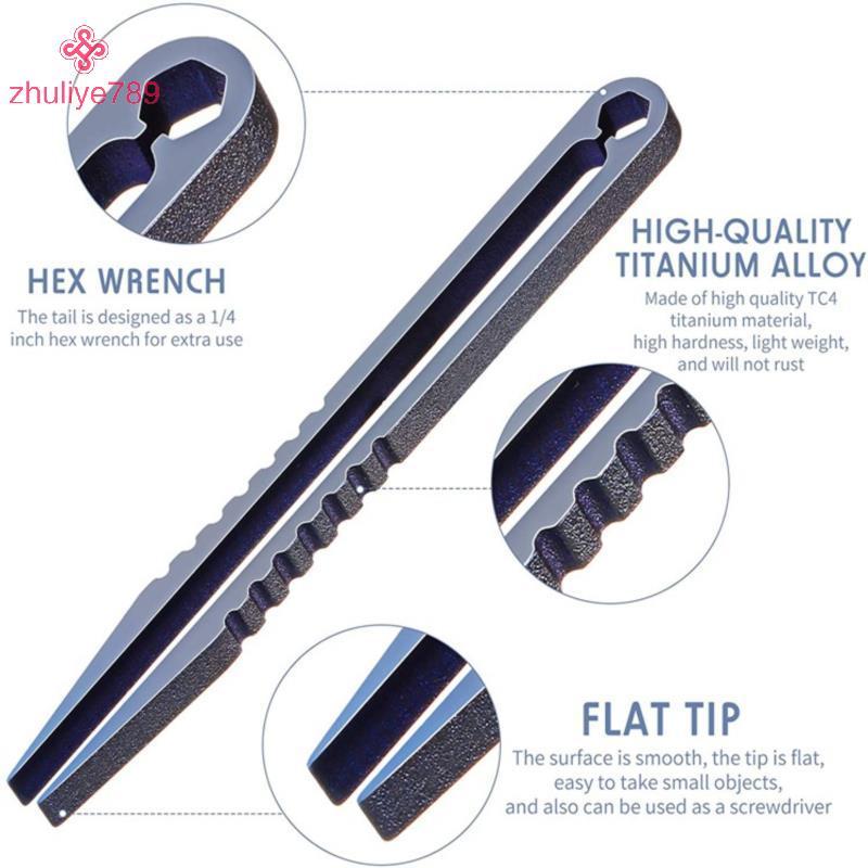 <zhuliye789>TC4 Clip Titanium s Pick Up Clamping แกดเจ็ตอเนกประสงค์ Nice